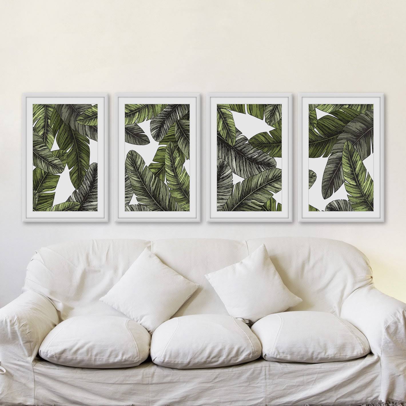 Charleston Quadriptych, 18 inch x 48 inch D246
