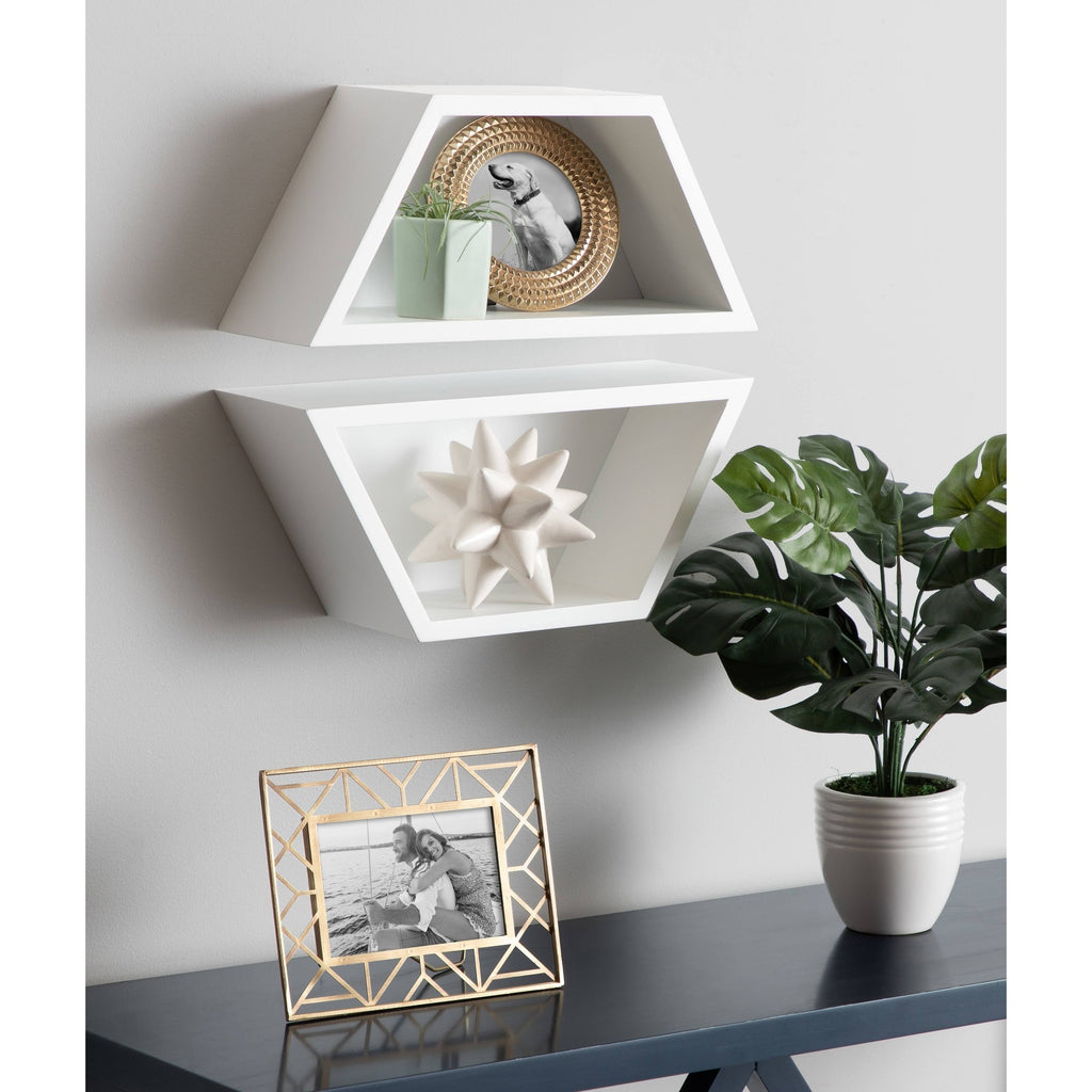 Black Wall Shelf Set of 2 N494861
