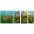 5 Piece Metal Graphic Art Set Y64037