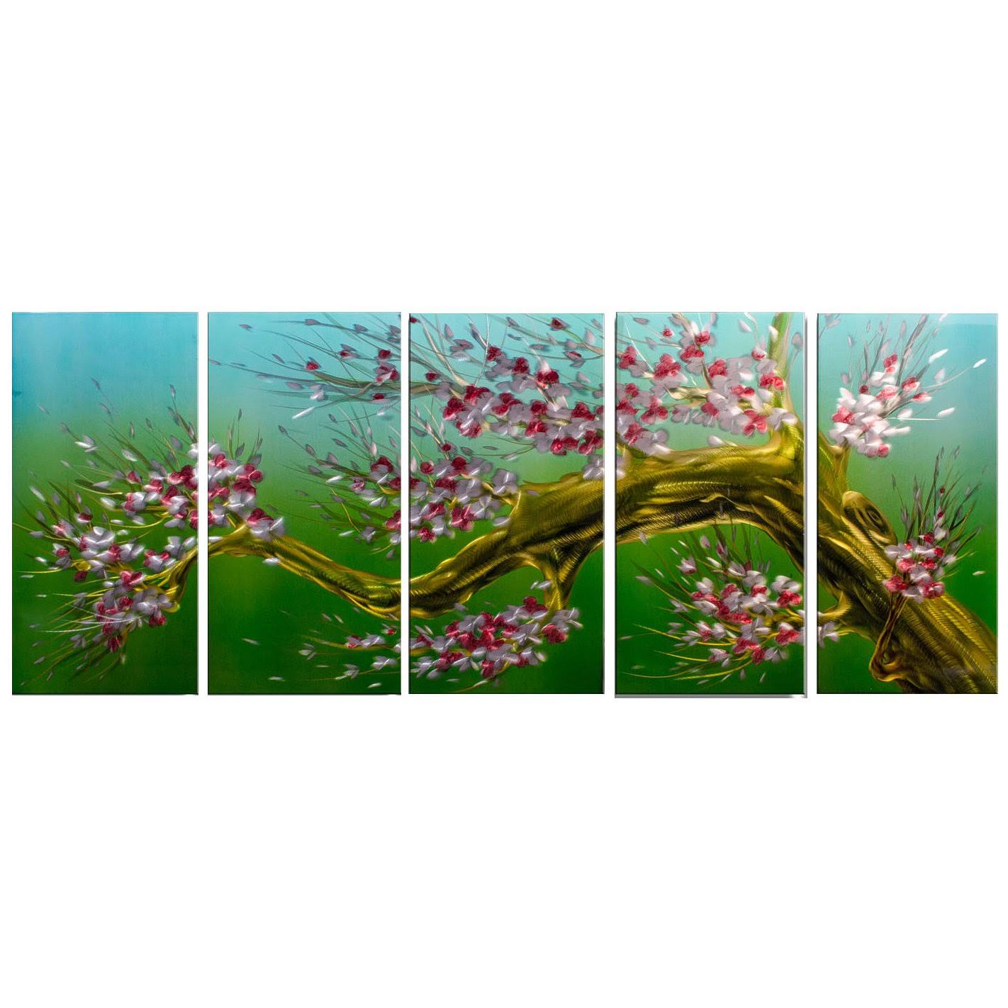 5 Piece Metal Graphic Art Set Y64037
