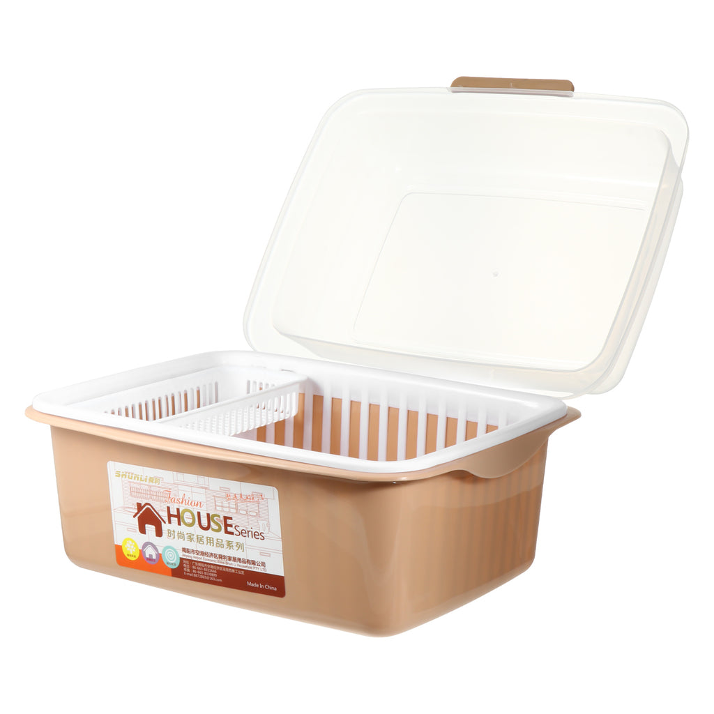 Plastic Milk Bottle Draining Box Tableware Storage Rack D8061