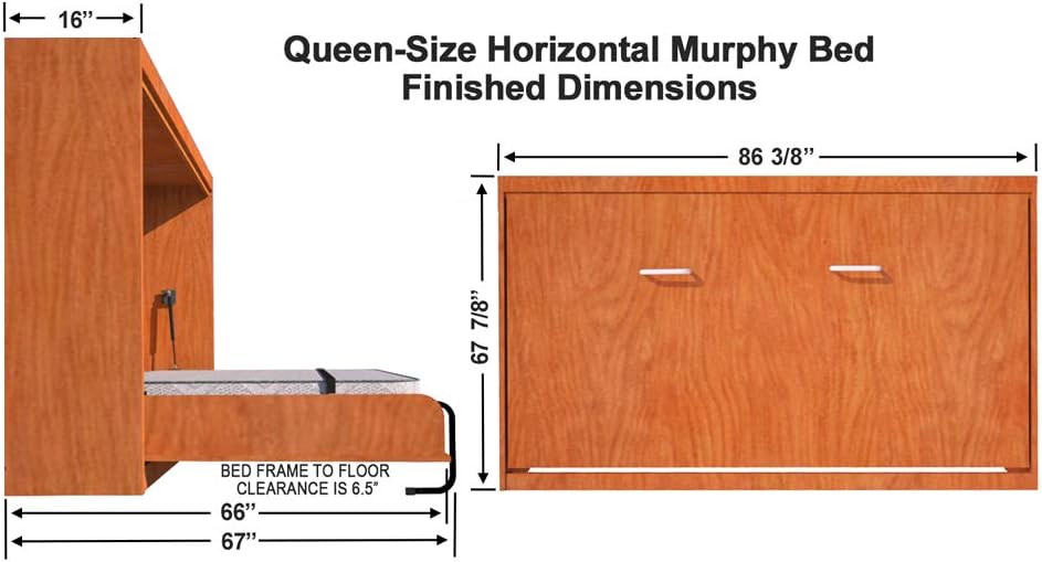 Queen Size Murphy Bed Hardware Kit U161