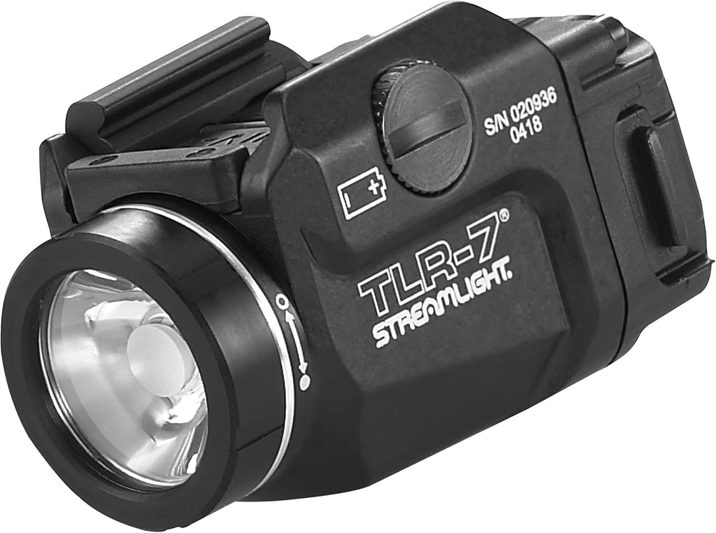 Black Rail Mounted Tactical Weapon Light with Side Switch U983118