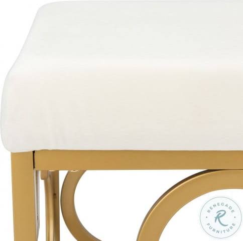 Creme Square Ottoman R72420