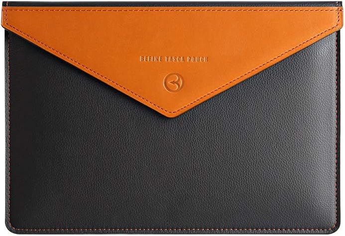 13 inch Leather Tasca Sleeve with Pu Inner Suede for iPad Pro & MacBook Pro (Dark Tan) L906361