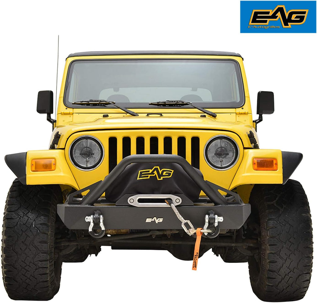 Front Winch Bumper and Rear Bumper with Assembled Tire Carrier I38098
