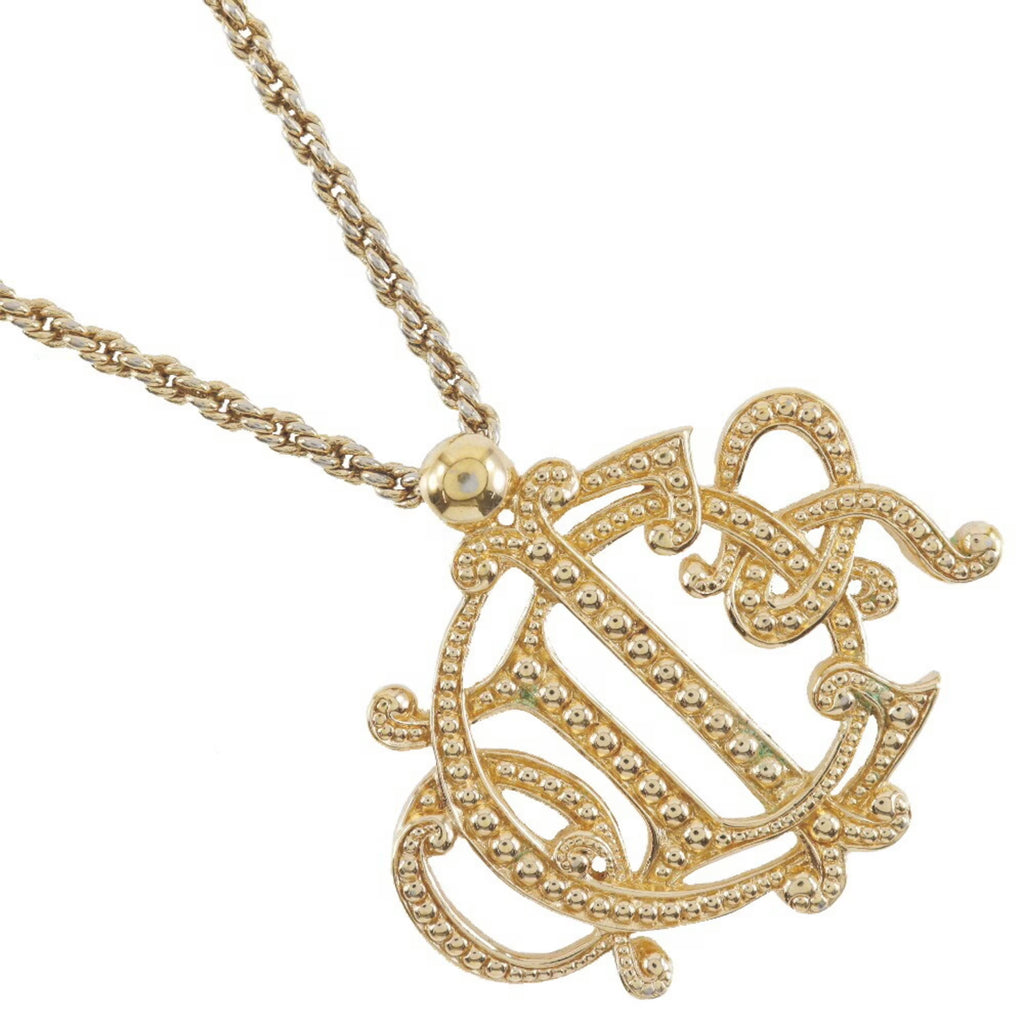 Gold Plated Logo Necklace O1580