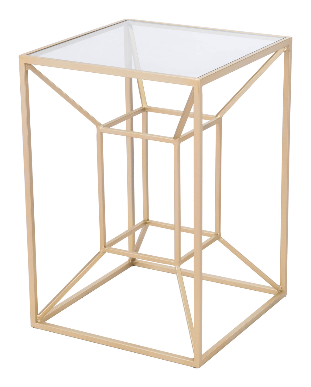 Gold Side Table H786