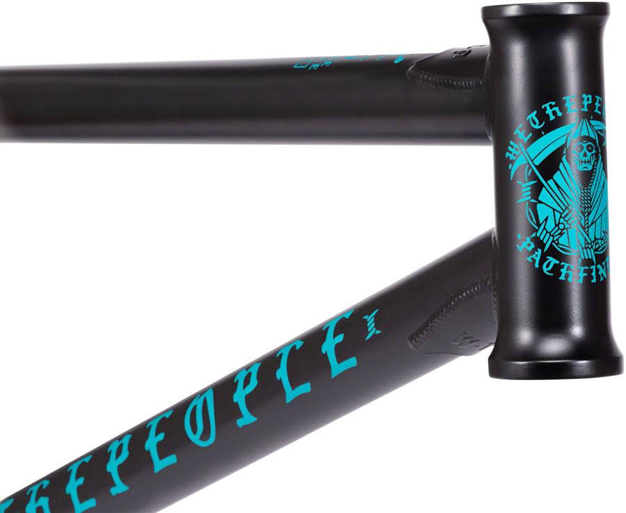 Matt Black/Raw Fade BMX Frame W679215