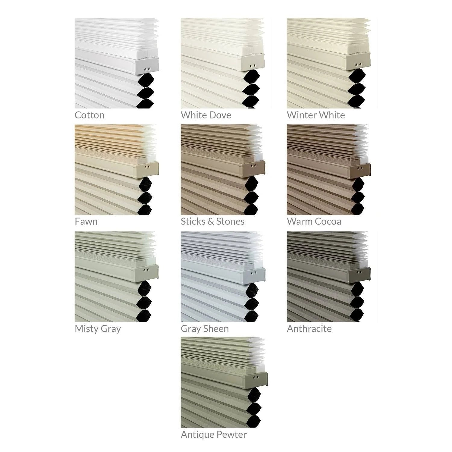 Fawn Cordless Cellular Shades X761218