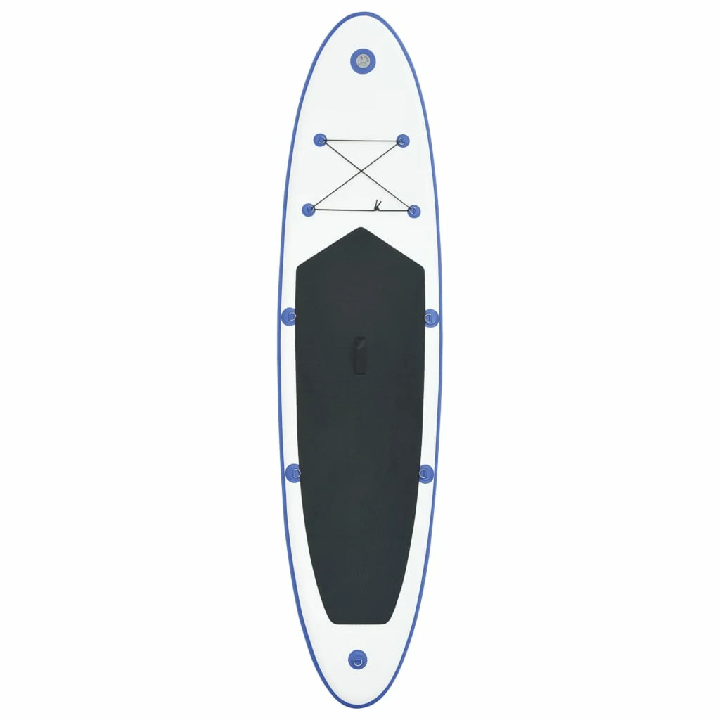 Blue and White Inflatable Paddleboard Set K4853