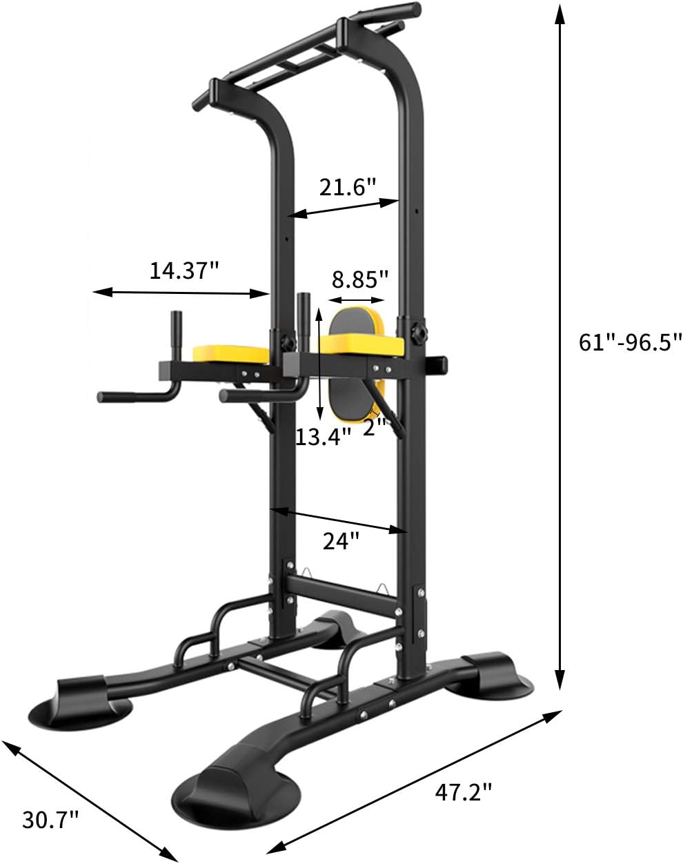 Power Tower Pull Up Bar Dip Stands C584