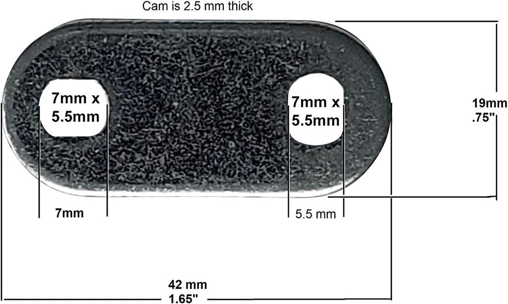 7/8 Inch RV Compartment Cam Locks Pack of 5 E8471