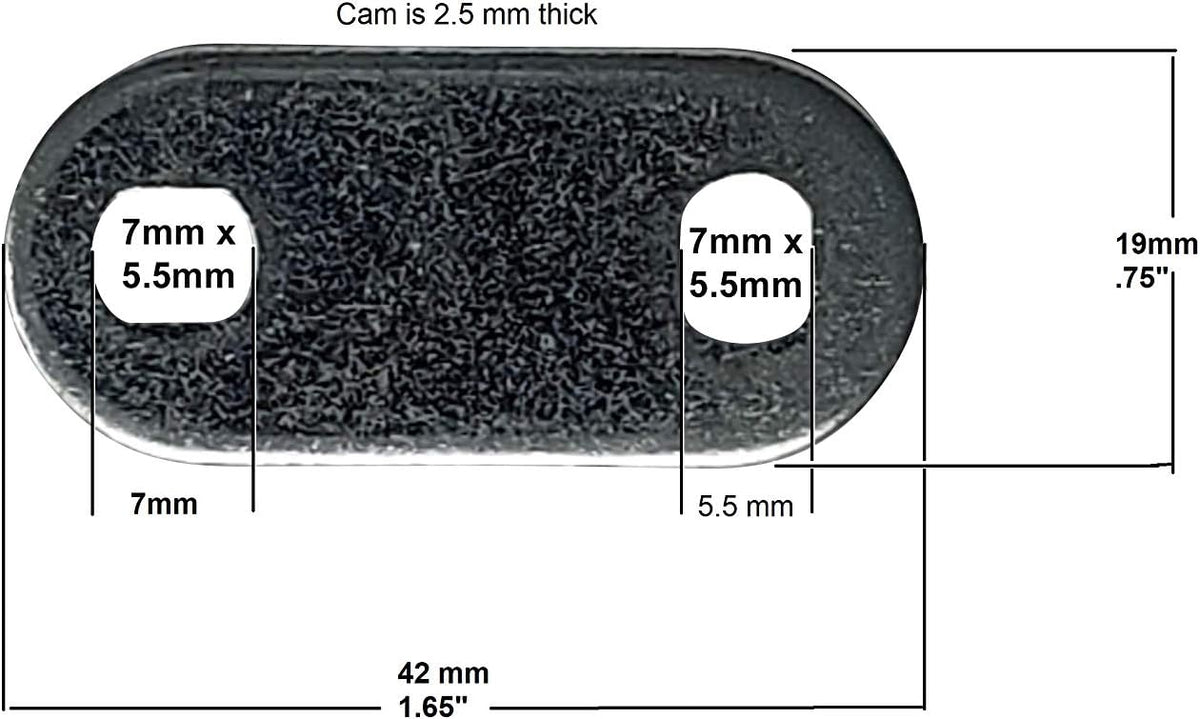7/8 Inch RV Compartment Cam Locks Pack of 5 E8471