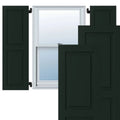Chrome Green Exterior Composite Raised Panel Shutters L51017