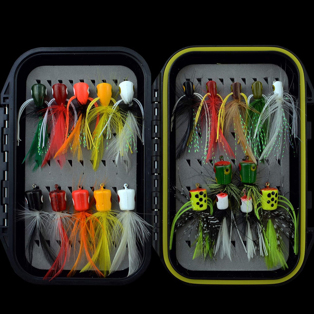 Fly Fishing Flies Kit with Waterproof Fly Box Pack of 2 K711390