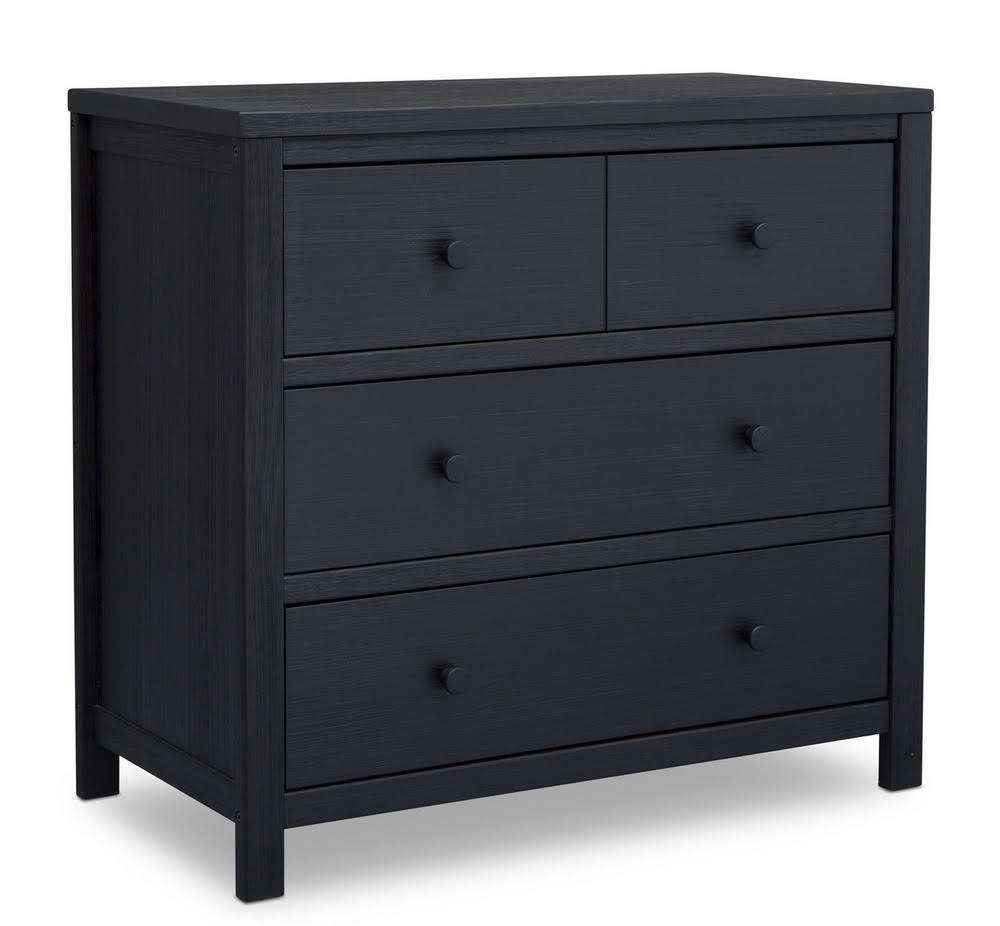 Rustic Ebony 3 Drawer Dresser R12233