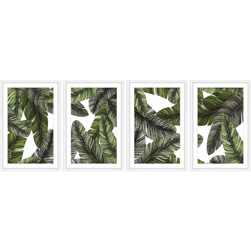 Charleston Quadriptych, 18 inch x 48 inch D246