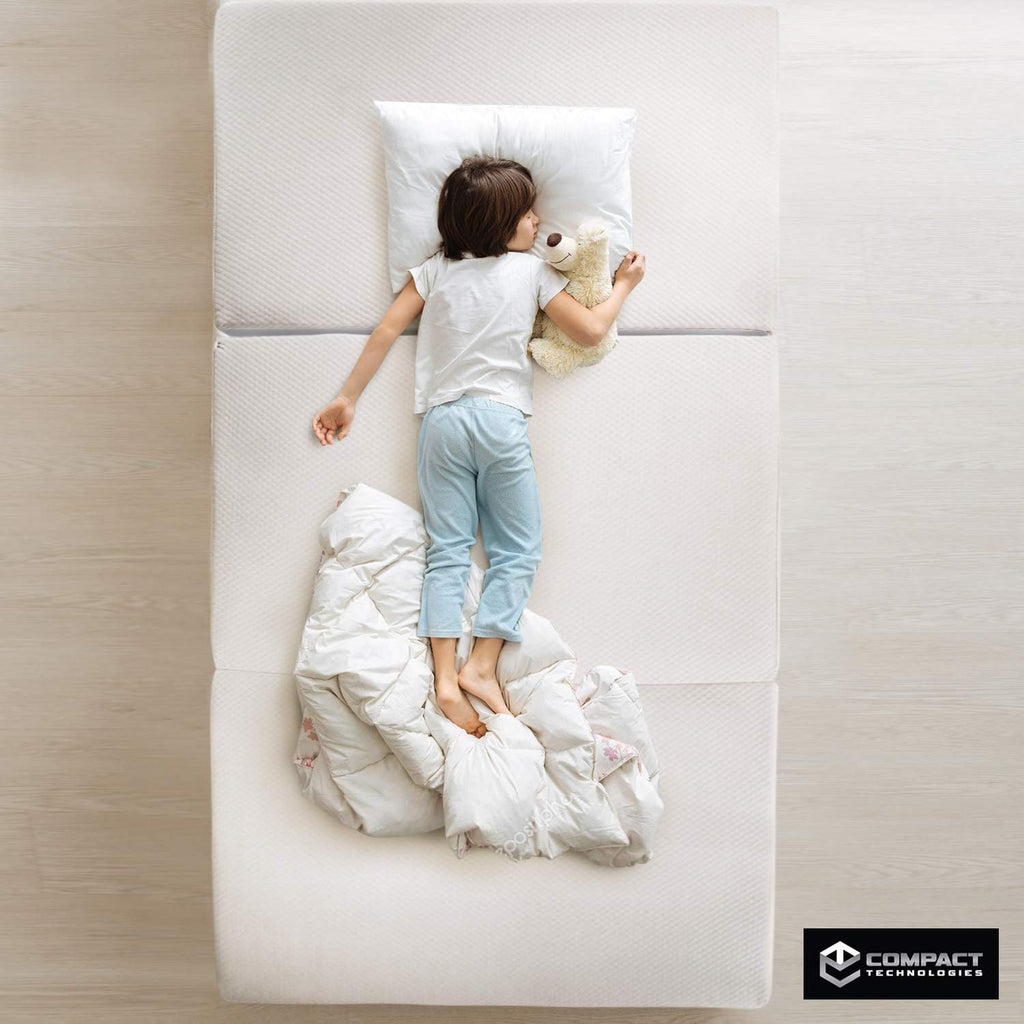 Twin Tri-Fold 6 Inch Memory Foam Mattress with Case E297311