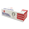 Single Use Vinyl Glove, Clear, Medium, 1000/Carton G702677