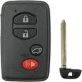 Replacement Keyless Entry Remote Key 4 Button Key Fob S525