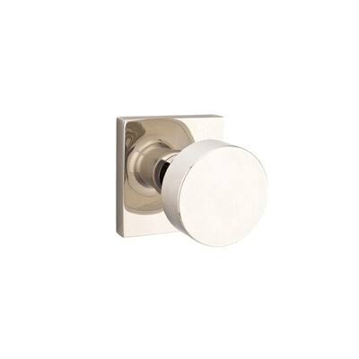 Passage Round Knob with Square Rose D682