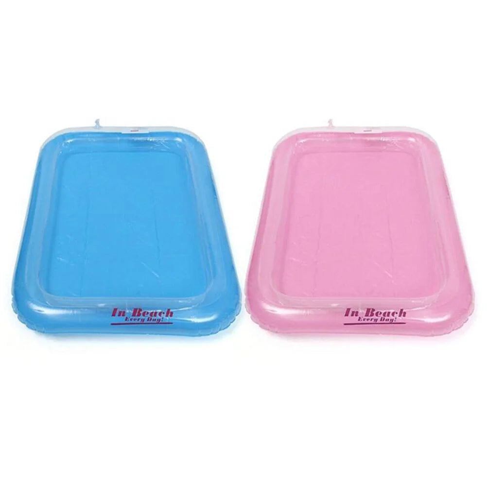 Pink Inflatable Sandbox Sand Toy Tray K414