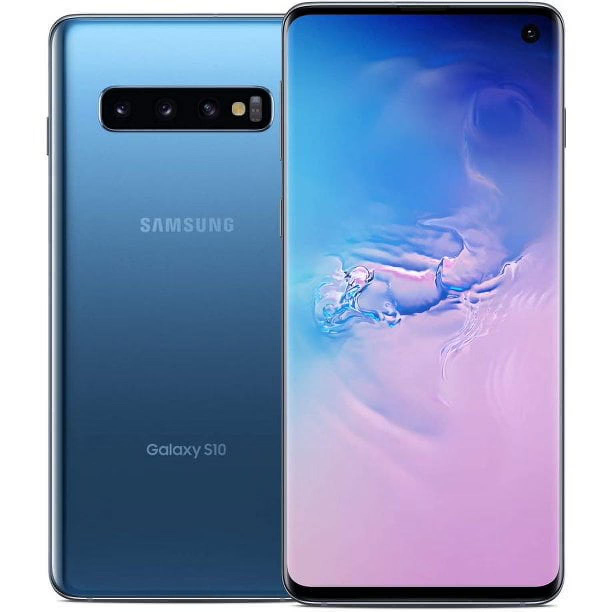Used Samsung Galaxy S10 128GB Prism Blue Unlocked Smartphone A686