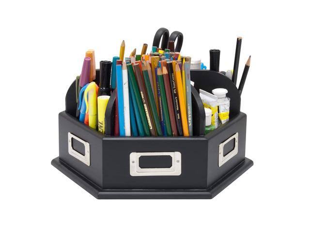 Black Wood Desk Carousel Z732