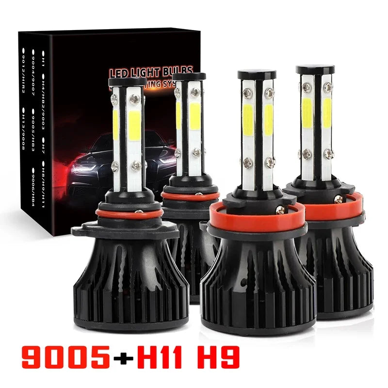 6000K White 4pc Headlights U50463