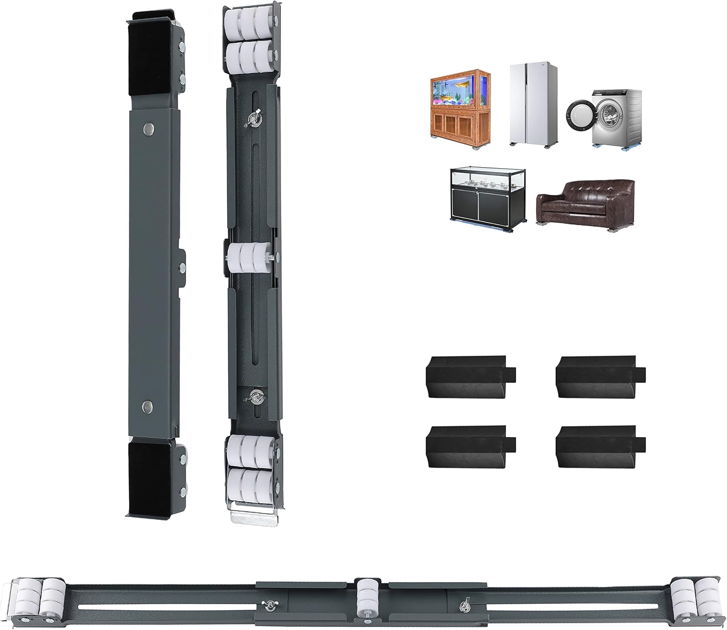 Adjustable Furniture Dolly with Wheels S26154