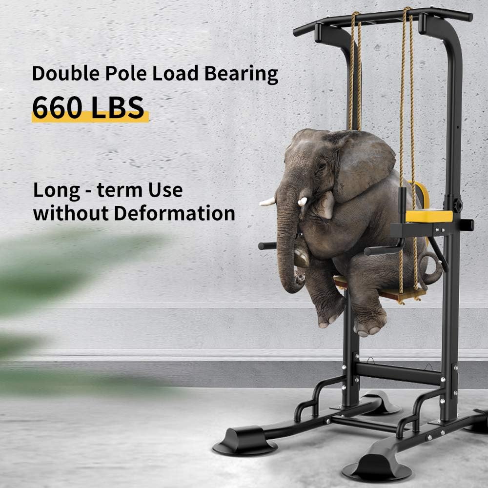 Power Tower Pull Up Bar Dip Stands C584