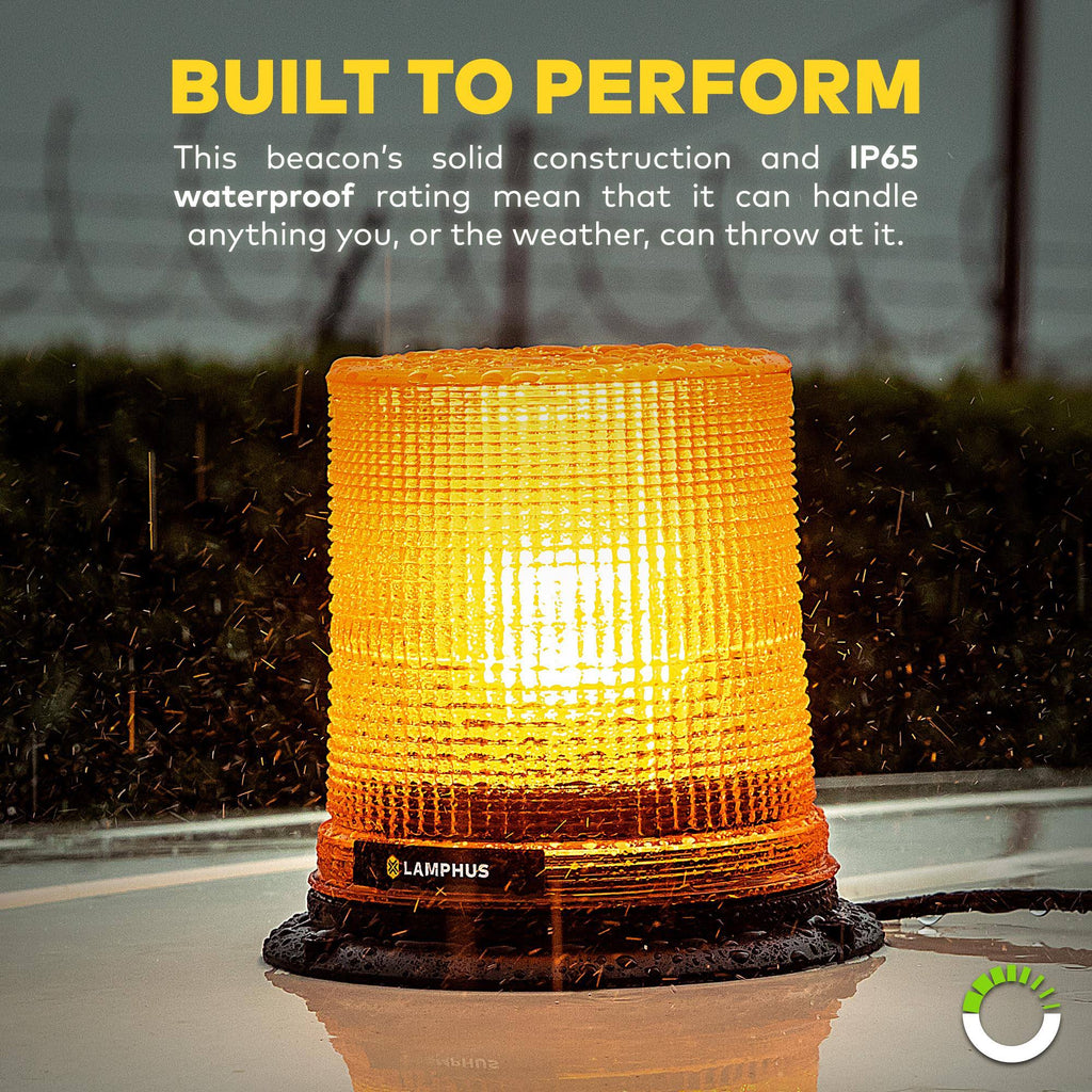 12W LED Warning Beacon Red P66861