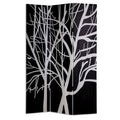 Multi Color Wood Canvas Screen G268842