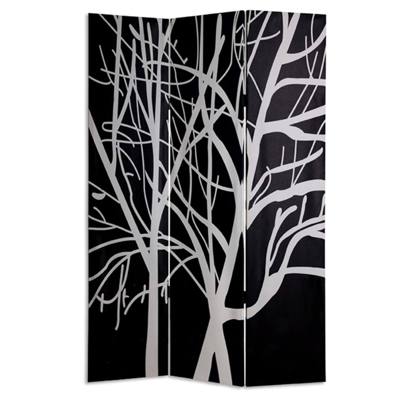 Multi Color Wood Canvas Screen G268842