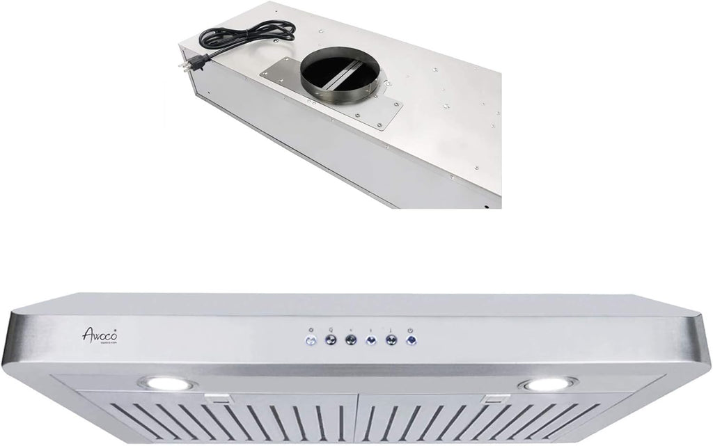 Rectangle Vent Range Hood with LED Lights F429070