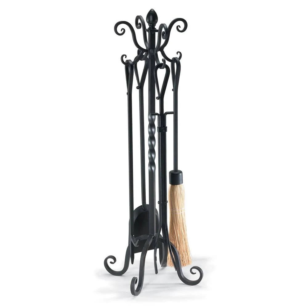 5 Piece Brushed Bronze Fireplace Tool Set J5187