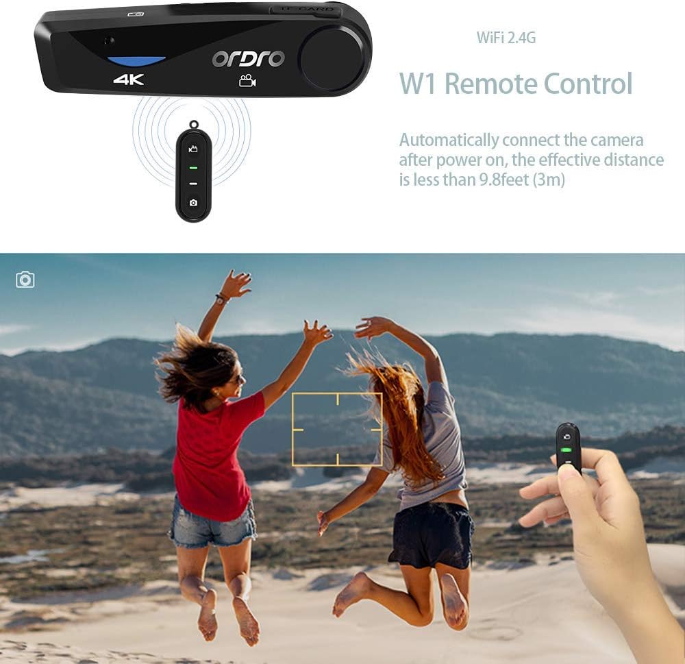 4K Wearable Video Camera with 32GB MicroSDHC Card Y10644