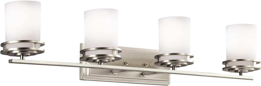 4 Light Brushed Nickel Vanity Light M680