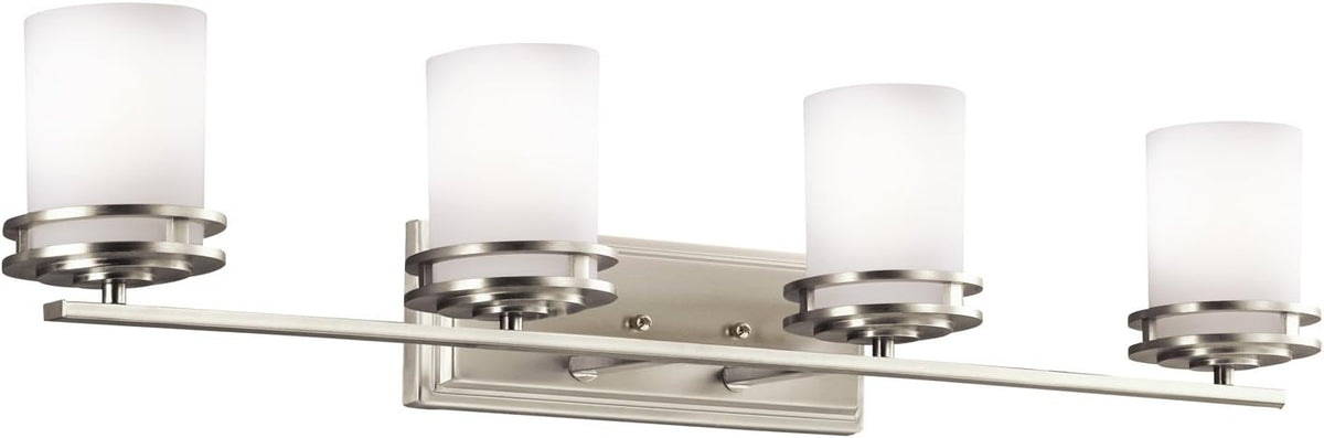 4 Light Brushed Nickel Vanity Light M680