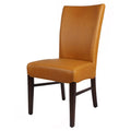 Bonded Leather Chair, Set of 2, Caramel N53910