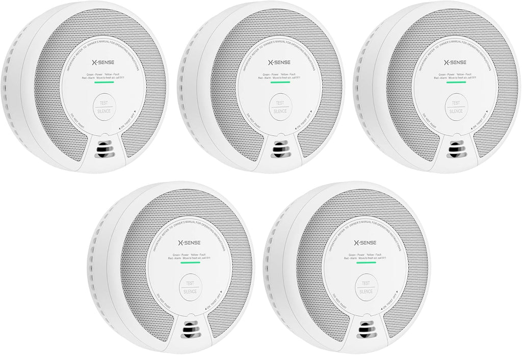 Wireless Interconnected Smoke and Carbon Monoxide Detector, 10-Year Battery, Pack of 3 M41964