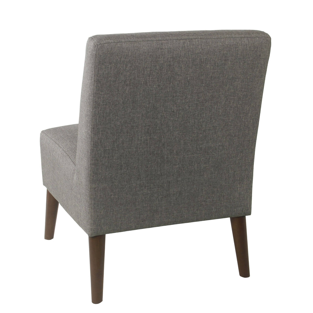 Navy Blue Armless Dining Accent Chair S8607