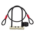 U-Lock with Cable and 2 Keys R1251