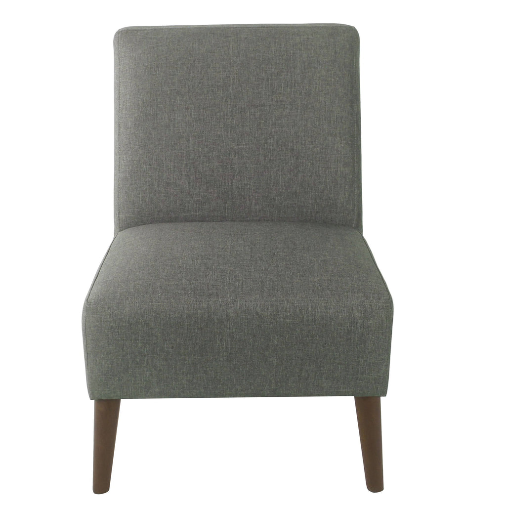 Navy Blue Armless Dining Accent Chair S8607