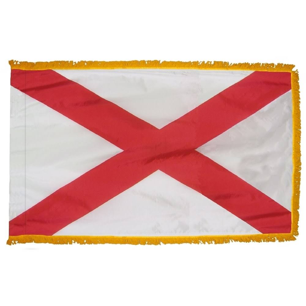 4ft. x 6ft. Fringed Flag with Side Pole Sleeve P103