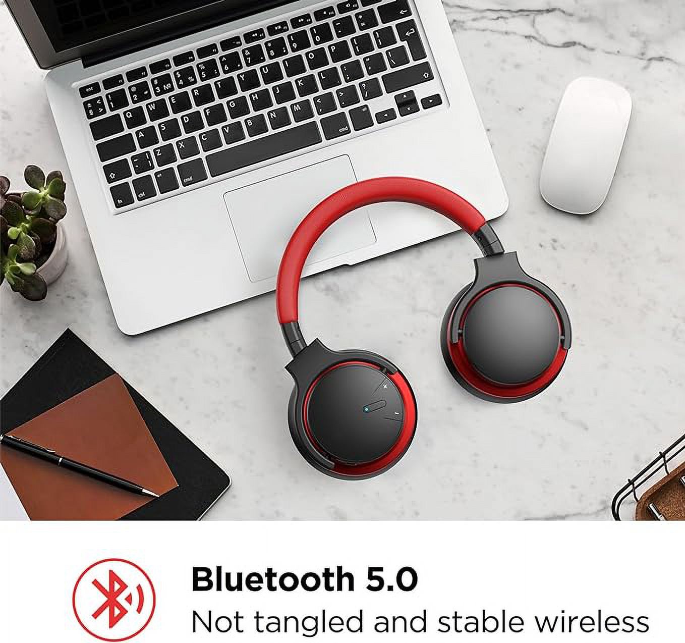 Open Box Active Noise Cancelling Over Ear Bluetooth Headphones T80373