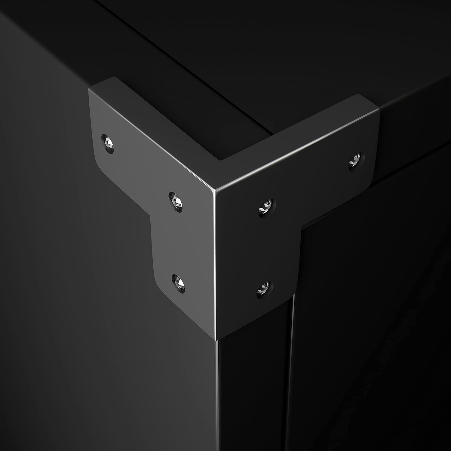 72''H Steel Storage Cabinet with Wheels and Lock, Black B3150