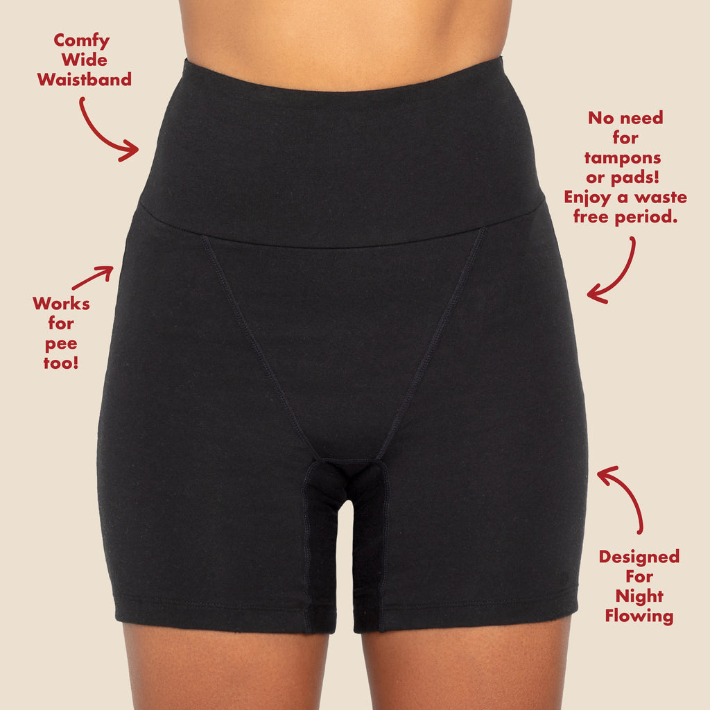 Organic Cotton Sleeper Period Underwear Size 6X Q5486