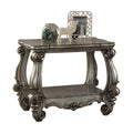 Antique Platinum End Table D750